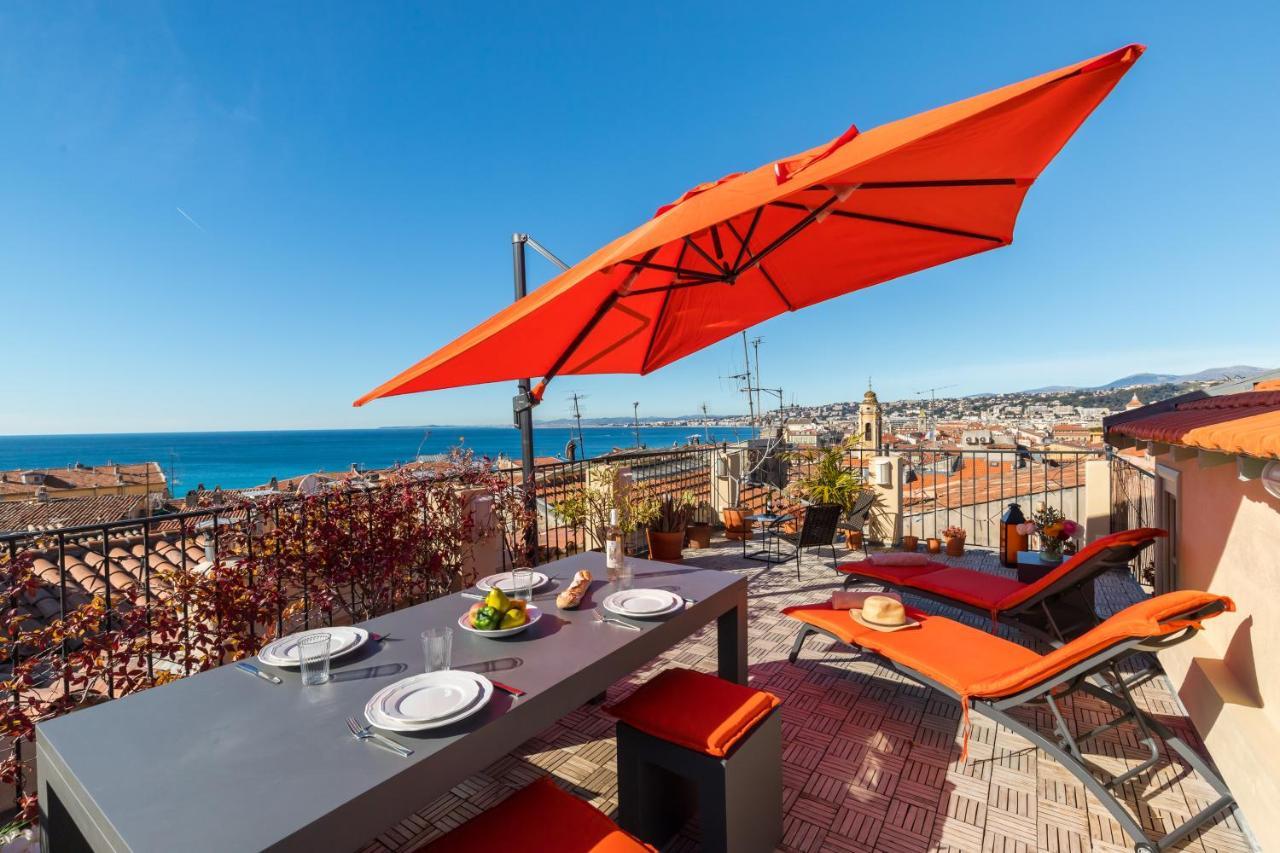 Le Chateau - The Beautiful Sight In Old Town, Private Terrace * Nizza