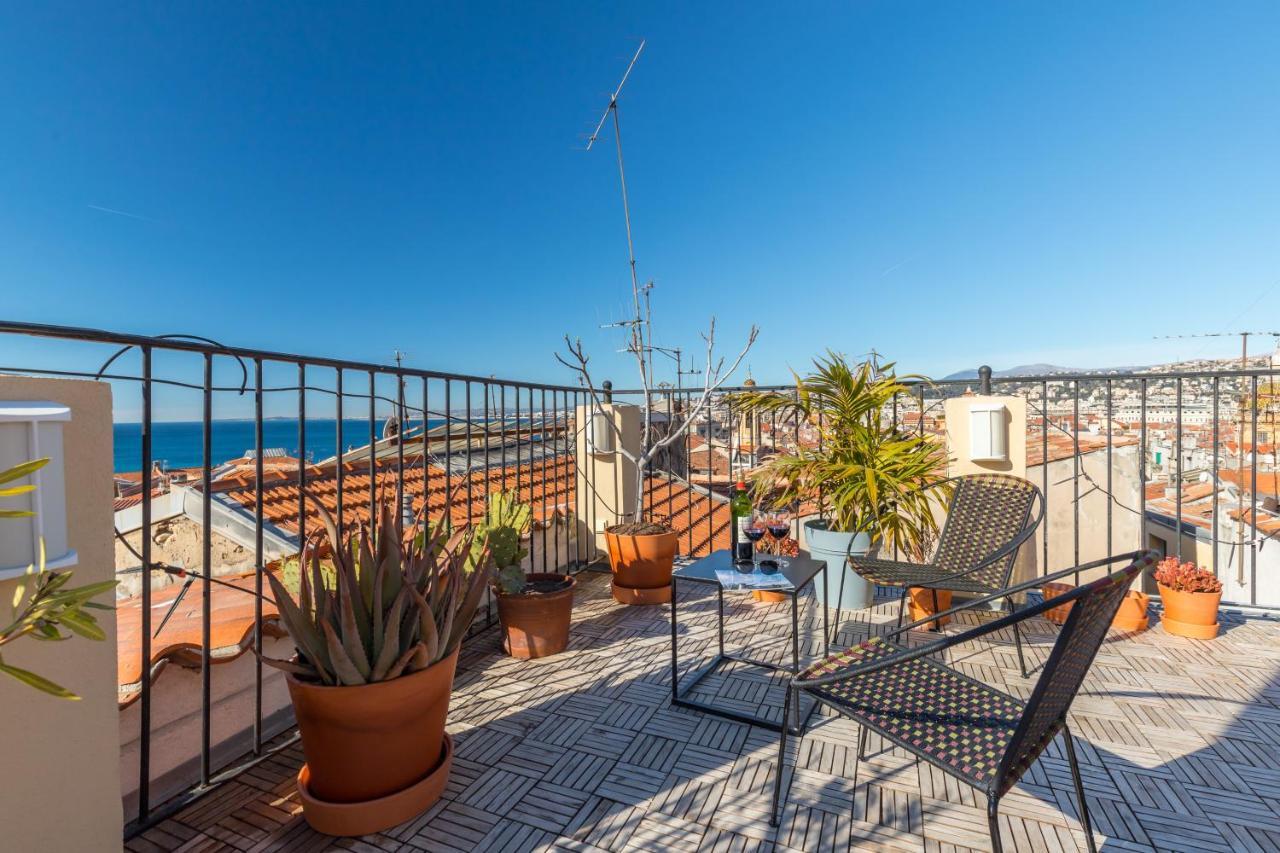 Appartement Le Château - The Beautiful Sight In Old Town, Private Terrace Nice
