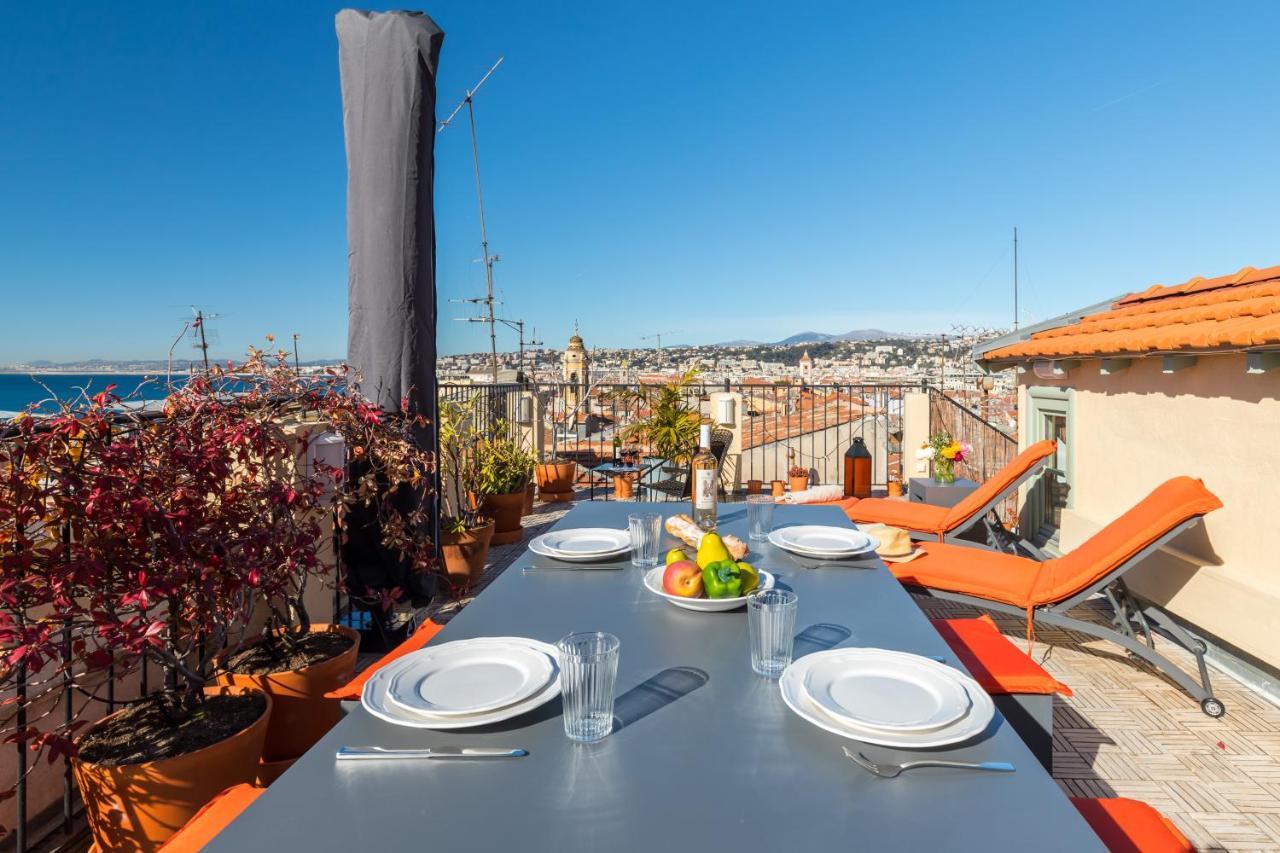 Le Château - The Beautiful Sight In Old Town, Private Terrace Appartement Nice